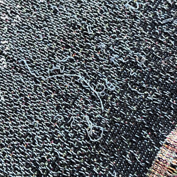 Linda Picken Shih Tzu Dog Tapestry Throw Lap Blanket 57x46 Woven Fringed Pet Art - Picture 8 of 8